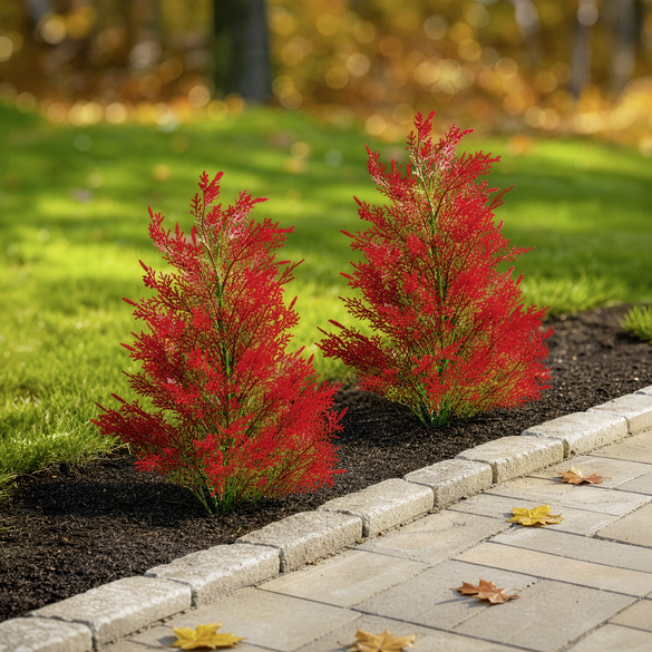Arbre d'automne avec un tuteur 45cm