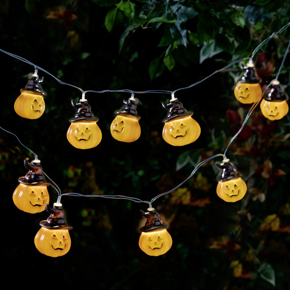 Guirlande lumineuse LED « citrouille »