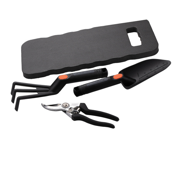 Set de jardinage 4 pièces Black+Decker