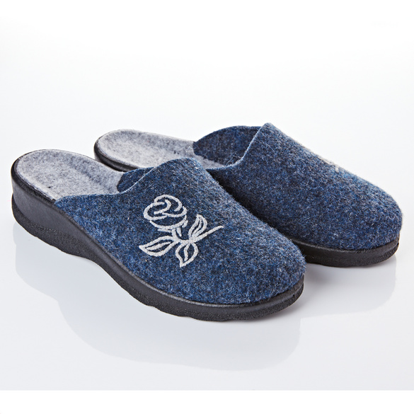 Chaussons "Cara" Rose bleu