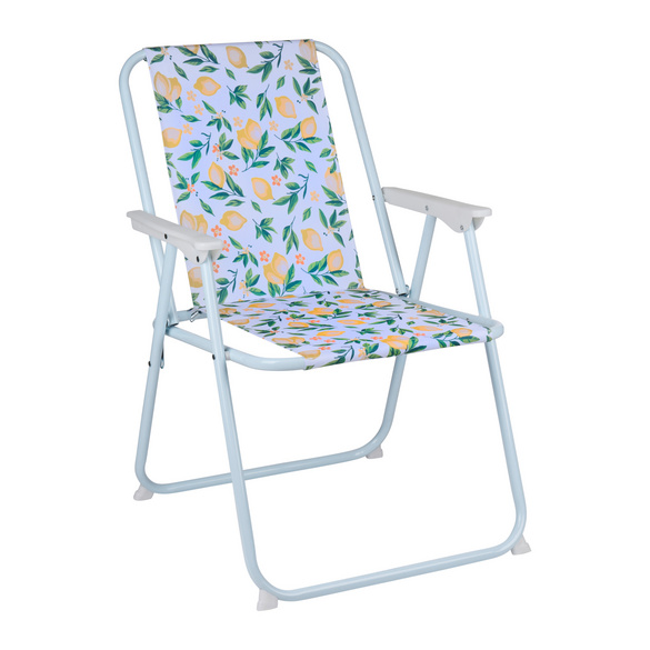 Chaise de camping motif Citron