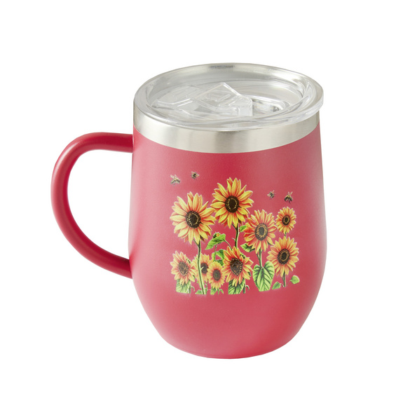 Mug isotherme à motif floral Basilico