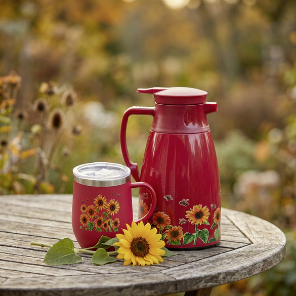 Cafetière isotherme « Tournesol » Basilico