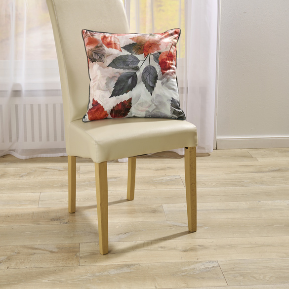 Coussin en velours « Feuilles d’automne » 45x45 cm Eldo