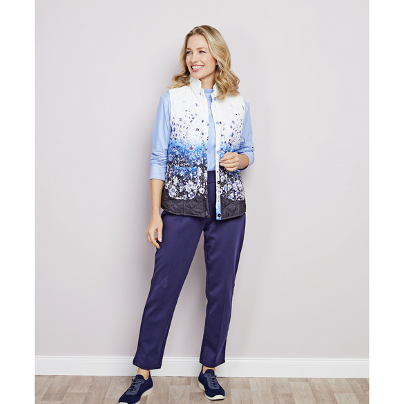 Gilet matelassé "fleurs" Amélie di Santi