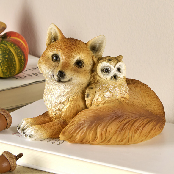 Renard et chouette