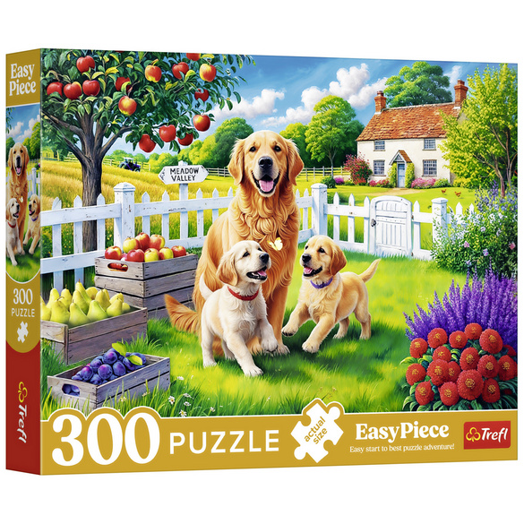 Puzzle « Chiens au jardin » de 300 pièces Trefl