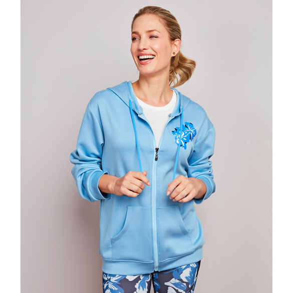 Veste avec capuche "Fleur"