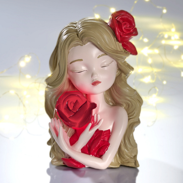 Jeune fille aux roses LED Eldo