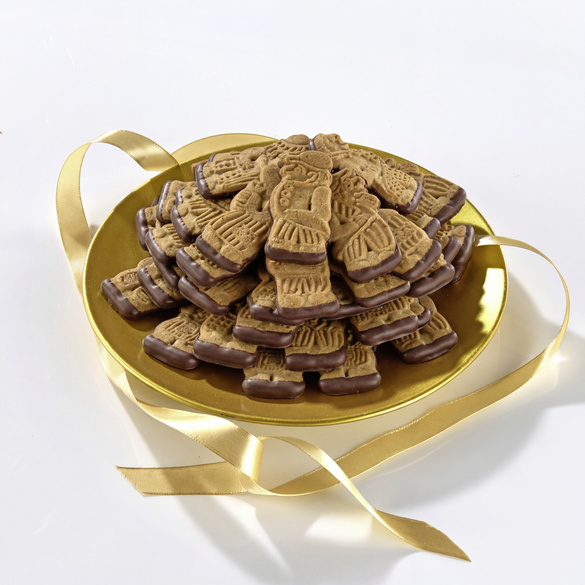 Mini-spéculoos aux épices avec chocolat noir