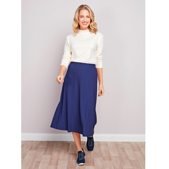 Jupe "Frieda" bleu foncé