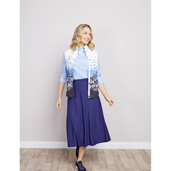Jupe "Frieda" bleu foncé