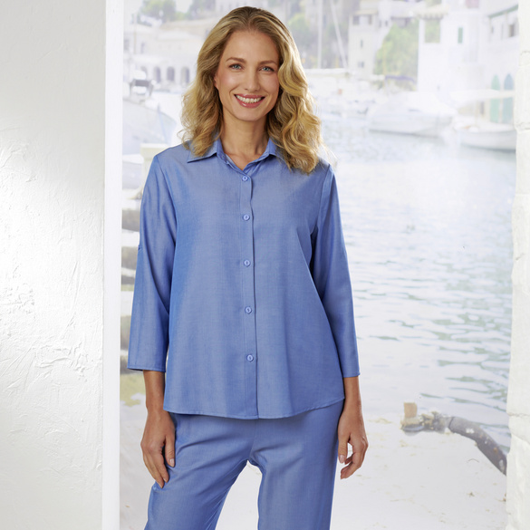 Blouse "Jeans" bleu clair