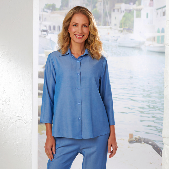 Blouse "Jeans" bleu clair