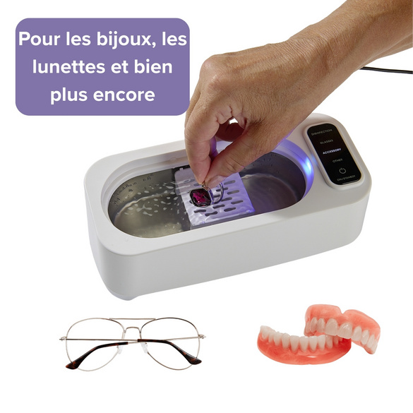 Nettoyeur à ultrasons pour lunettes
