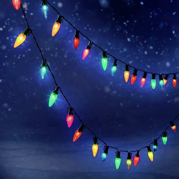 Guirlande lumineuse à LED en forme de pommes de pin, 30 pièces