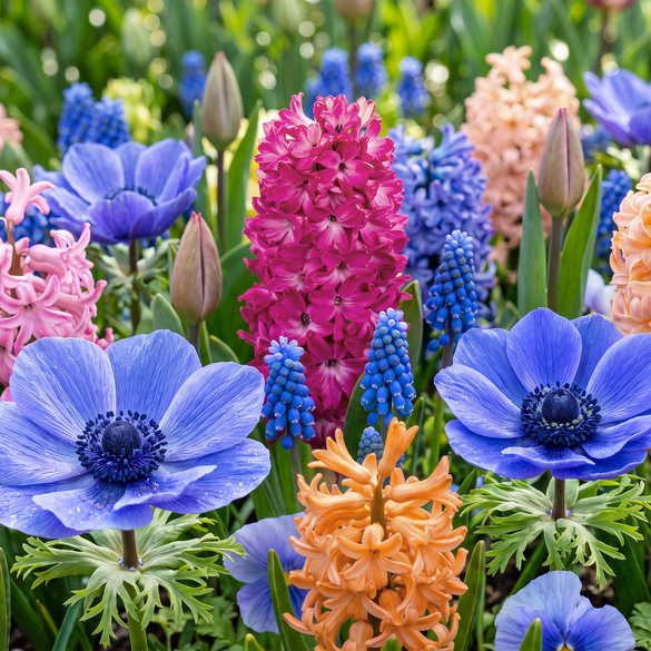 Assortiment de bulbes à floraison printanière