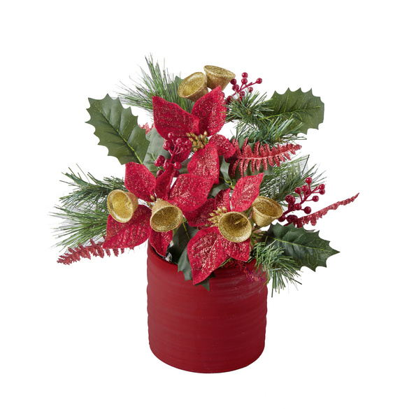 Composition de Noël avec clochettes