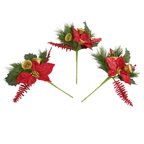 Composition de Noël avec clochettes