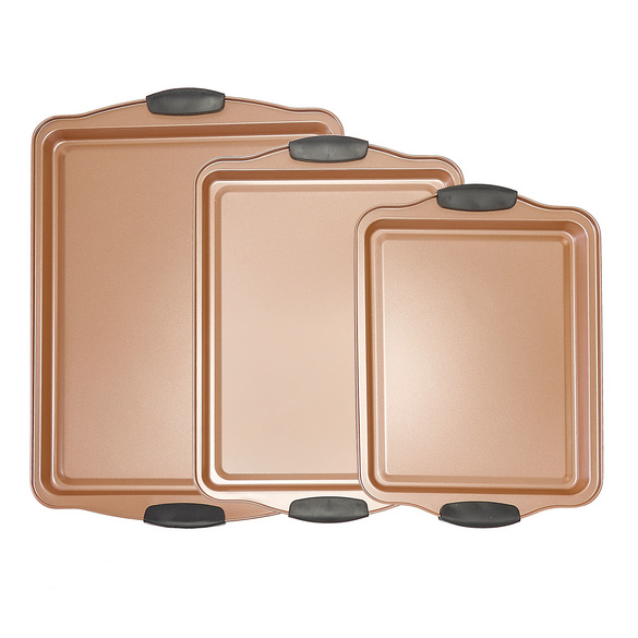 Plaques de cuisson avec revêtement en cuivre