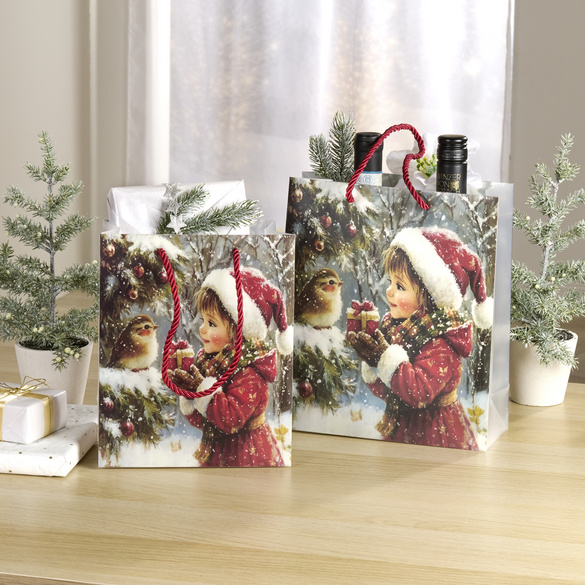 Petit sac de Noël, lot de 2
