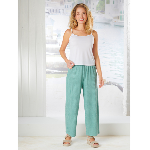 Ensemble en maille blanc – 2 pièces