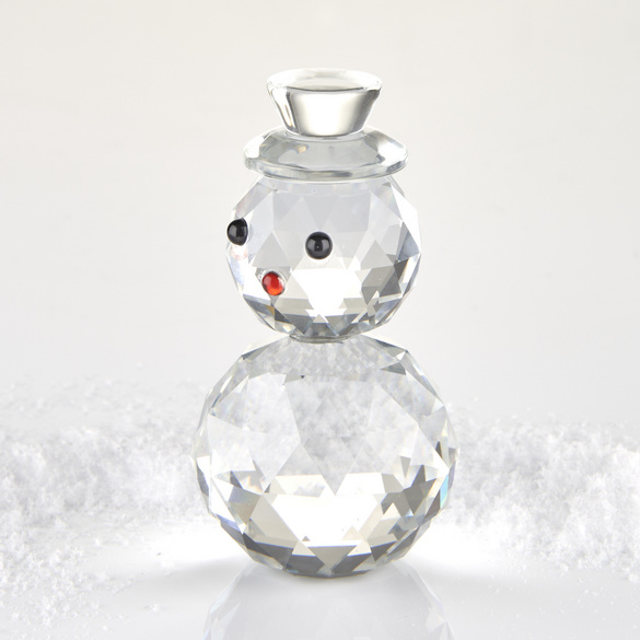 Miniature en verre « Bonhomme de neige » Eldo