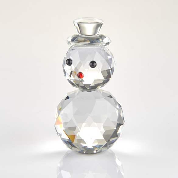 Miniature en verre « Bonhomme de neige » Eldo