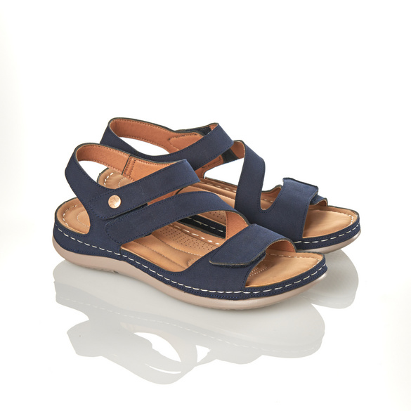 Sandale confort "Pia" marine