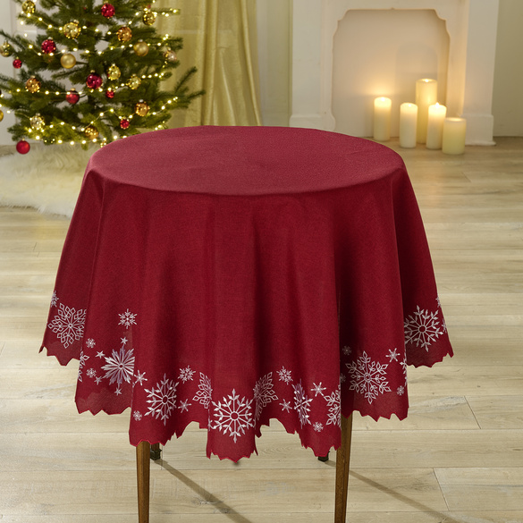 Nappe « Cristaux de glace » Ø 140cm Eldo