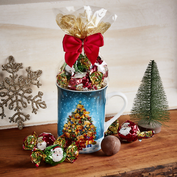 Tasse « Ourson et sapin de Noël »