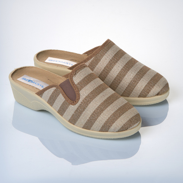 Chaussons "Rike" beige-nature