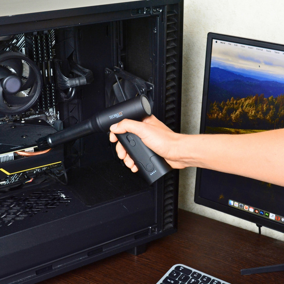 Nettoyeur à air comprimé sur batterie avec fonction d'aspiration Technaxx