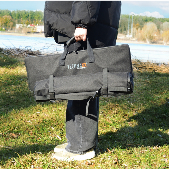 Table de camping solaire pliable 20 W Technaxx