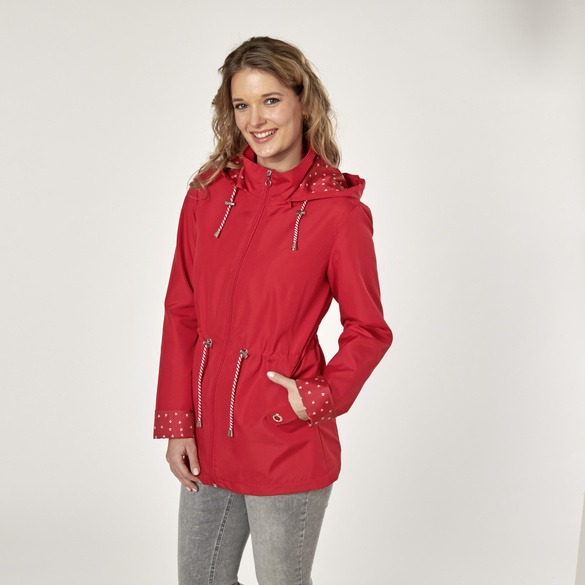 Veste rouge foncé