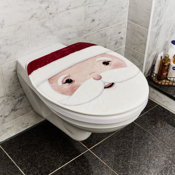 Ensemble de tapis de salle de bains « Père Noël »