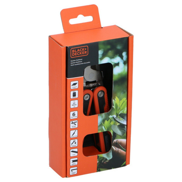 Outil multifonctionnel de jardin 6 fonctions Black+Decker