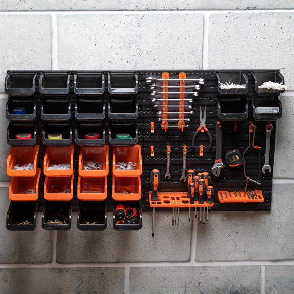 Mur d'outils 43 pièces Black+Decker