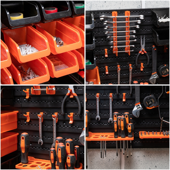 Mur d'outils 43 pièces Black+Decker