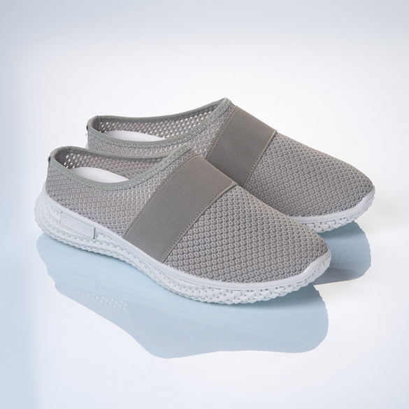 Sabots d'été "Pam" gris clair