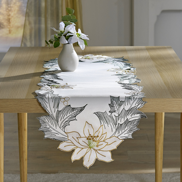 Chemin de table « Lys » 40x120cm Eldo