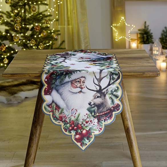 Chemin de table « Saint-Nicolas » 40x120cm Eldo