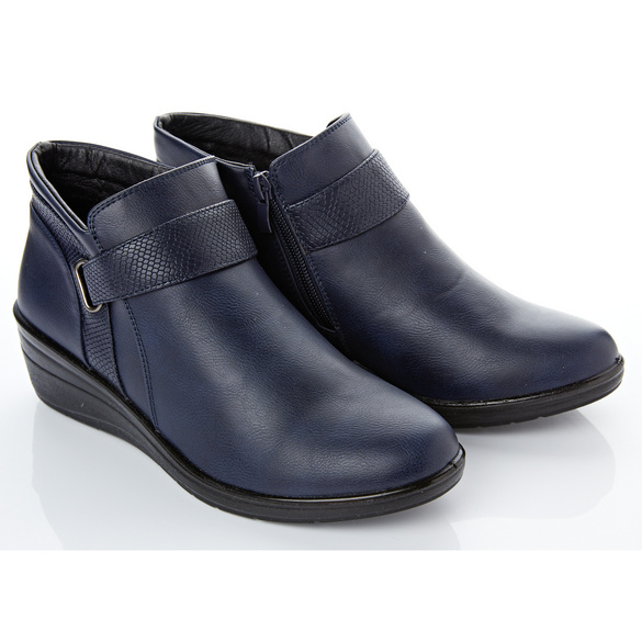 Bottines "Brit" bleu foncé