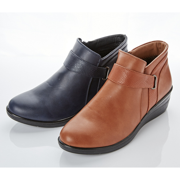 Bottines "Brit" bleu foncé