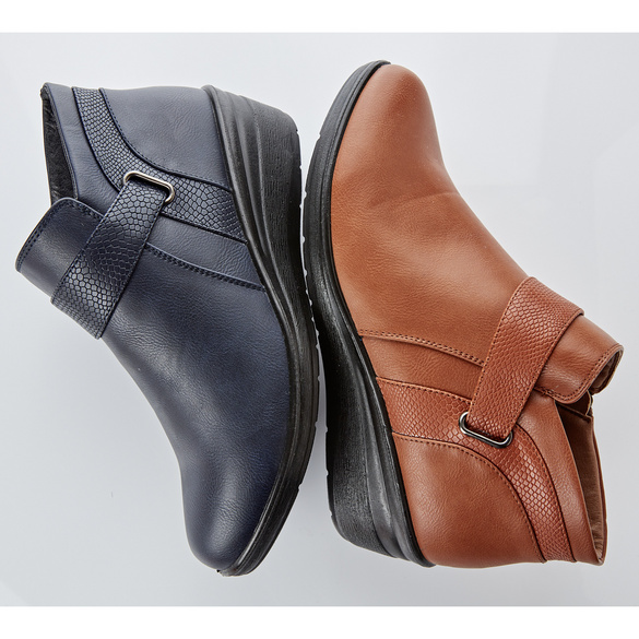 Bottines "Brit" bleu foncé