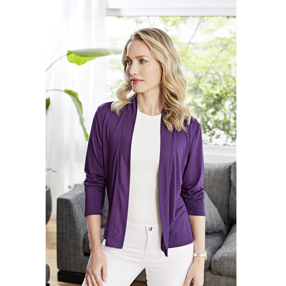 Cardigan violet