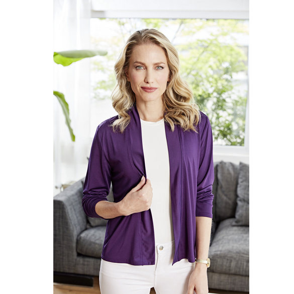 Cardigan violet