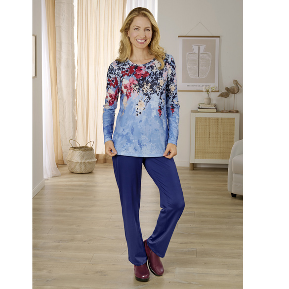 T-shirt "Natalie" bleu