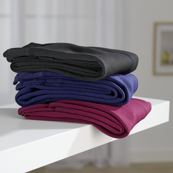 Leggings thermiques bordeaux