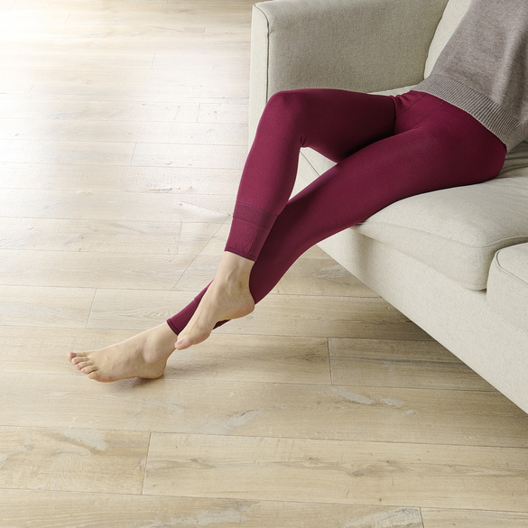 Leggings thermiques bordeaux